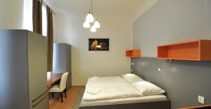 Apartments Brno - bedroomm